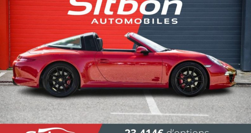 Porsche 911 Type 991 991 Targa 4S 3.8 400 PDK Rouge Indien + 23kE doptions | 991.  occasion  Saint-Égrève - photo n4